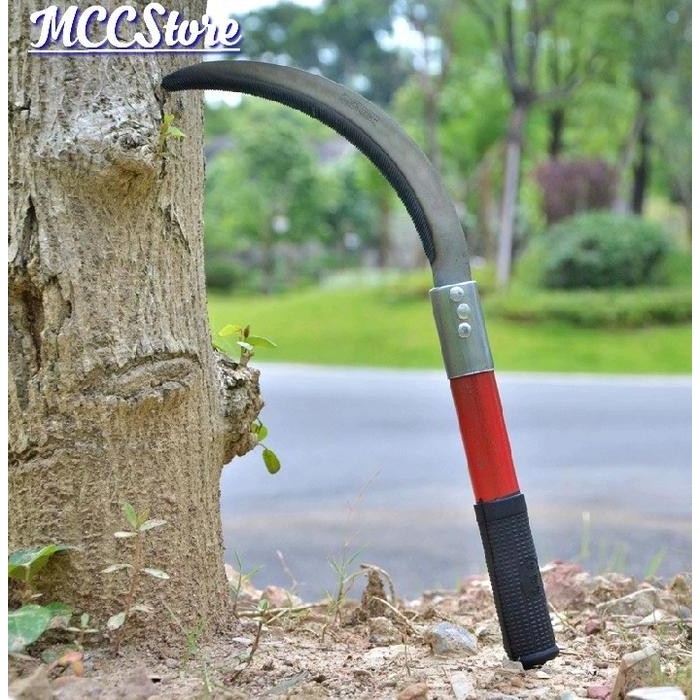 

Terlaris Sabit Pemotong Padi Rumput Tanaman Gergaji Bergerigi 20Cm Gagang Besi