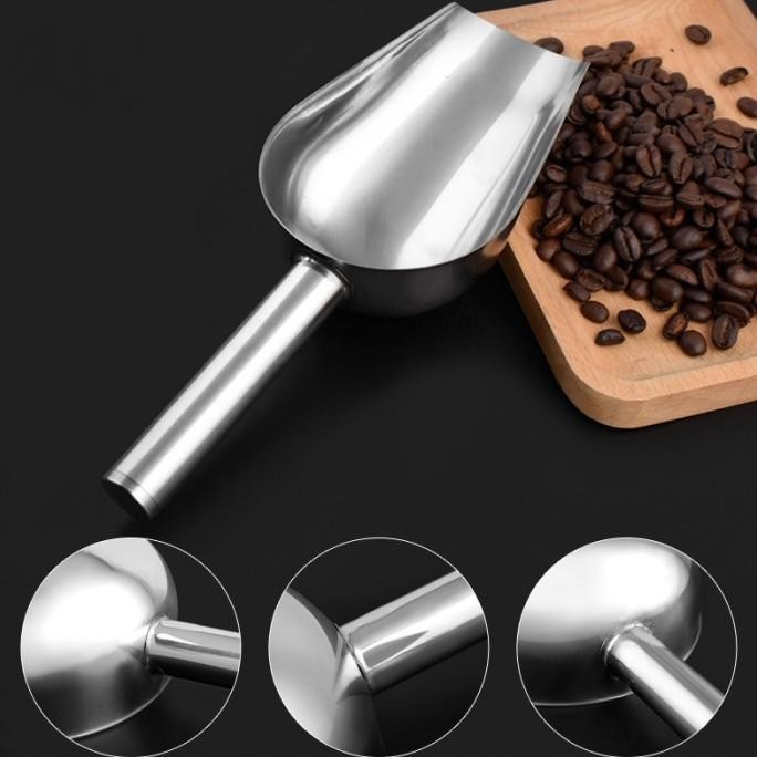 

Terlaris Sendok Skop Es Batu Stainless Tebal 8,9,10,11 Inch / Sekop Es /Sekop Tepung /Sekop Beras/Gula/Kacang/Kopi Stainless