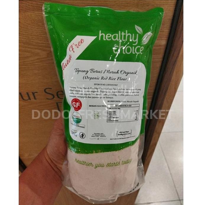 

Terlaris Healthy Choice Tepung Beras Merah Organic Gluten Free 1Kg