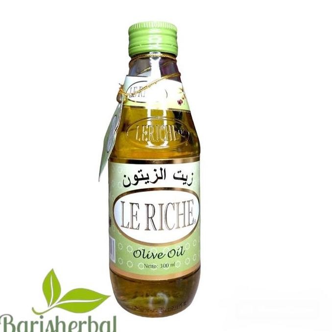 

EXP LAMA MINYAK ZAITUN LE RICHE I LERICHI OLIVE OIL I LERICHE ISI 300ML KEMASAN BOTOL KACA