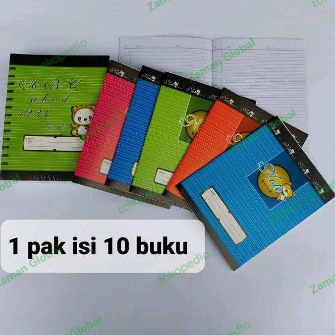 

SALE! BUKU TULIS GARIS 3 ELOK ISI 10BUKU/PAK CLASSE MADE IN INDONESIA