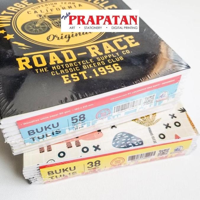 

SALE! BUKU TULIS LOCOMOTIF 58 LEMBAR (ISI : 10 BUKU) / NOTEBOOK