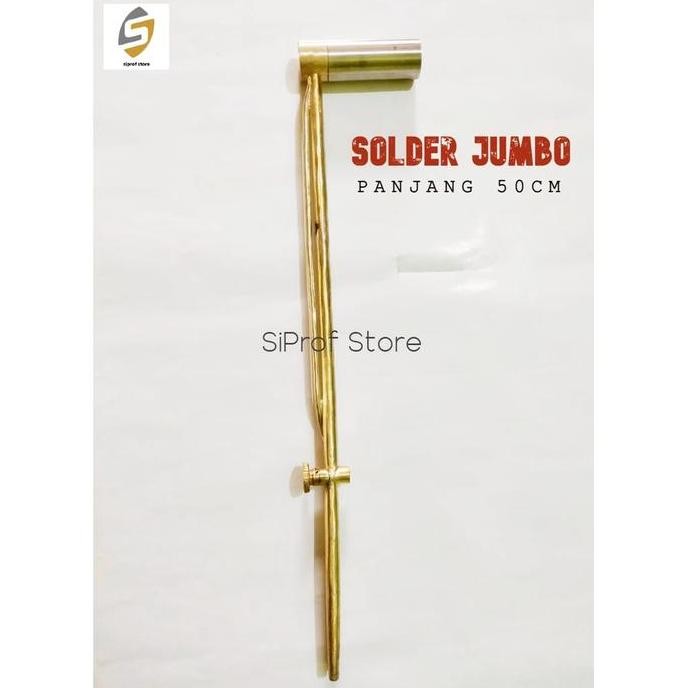 Solder Leburan Emas / Blender / Spuyer  Ukuran Jumbo Panjang 50 Cm Dengan 2 Lubang Selang New Stok