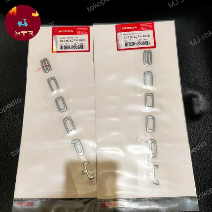 emblem Honda Scoopy prestige original murah