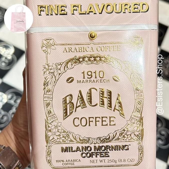 

ready stock BACHA COFFEE MILANO MORNING COFFEE GROUND BEANS WHOLE BEANS GIFT BOX