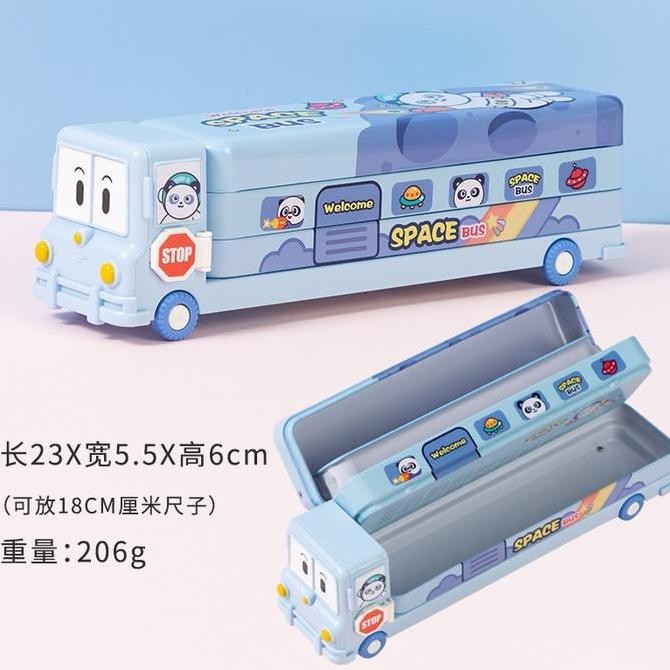 

ASB VIRAL KOTAK PENSIL 3 TINGKAT + PENGSERUT KARAKTER TAYO LITTLE BUS LUCU / TEMPAT PENSIL KALENG 3 SUSUN + RAUTAN BENTUK TAYO BS