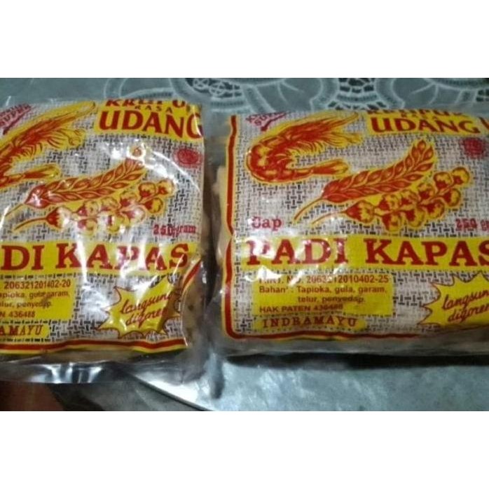 

Terlaris Krupuk Udang/ Kerupuk Udang Padi Kapas Ukuran Kancing 250 Gram