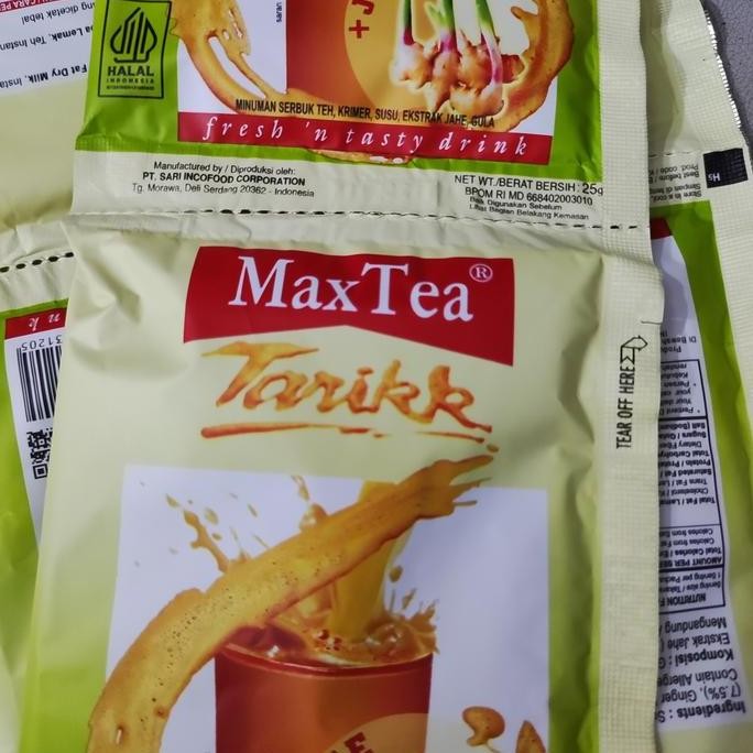 

ready stock Max Tea Tarik 25gr 10sachet