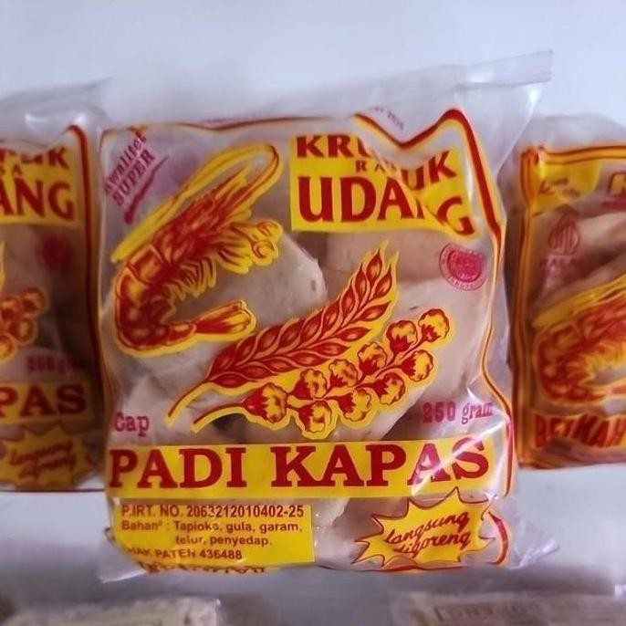 

Terlaris Kerupuk Udang Cap Padi Kapas Indramayu Ukuran Besar