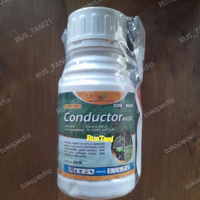 

Terlaris Herbisida Selektif Padi Conductor 480Ec 250Ml Ba: Klomazon 480G/L +++