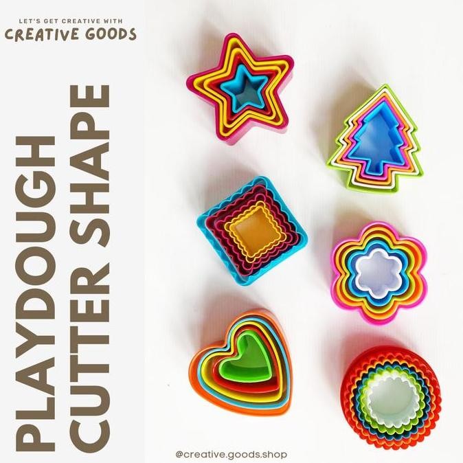 baru  playdough cookie Cutter / cetakan playdough
