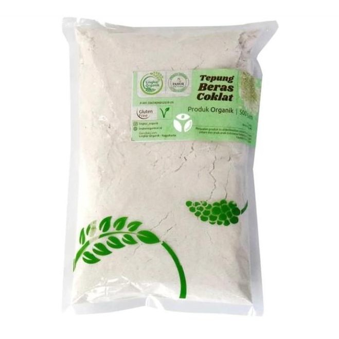 

Terlaris Lingkar Organik Tepung Beras Coklat 500Gr - Tepung Beras Coklat