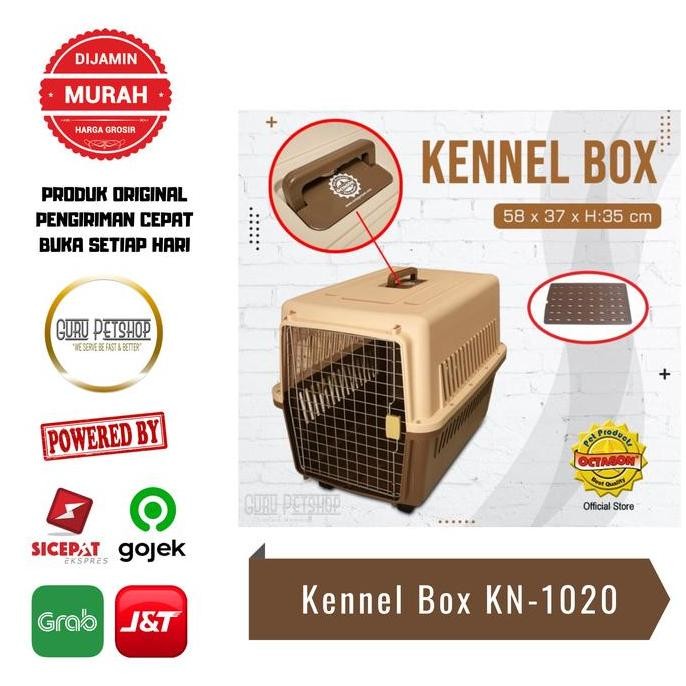 NEW Kennel Box Octagon KN-1020 Pet Cargo Pet Carrier Anjing Kucing