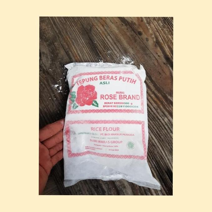 

Terlaris Tepung Beras Rose Brand 500G