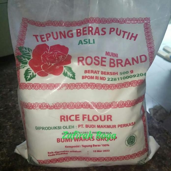 

Terlaris Tepung Beras Rose Brand 500Gr