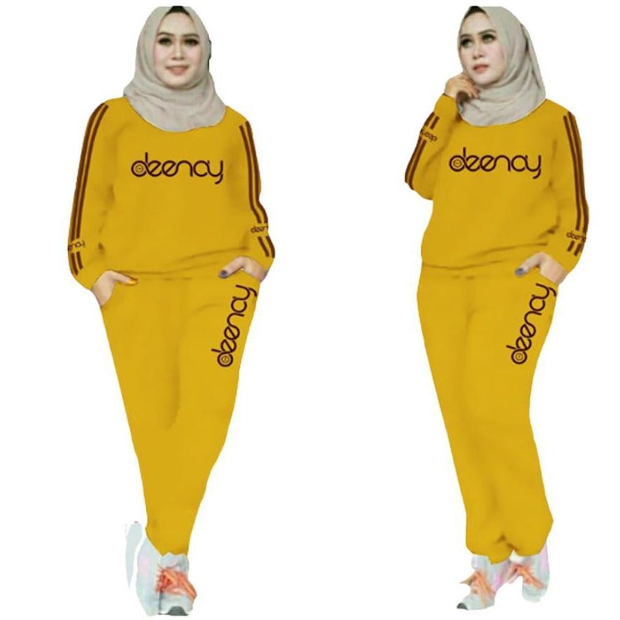 Setelan Dinda Deenay / Setelan Muslim Wanita/ Setelan Traning Deenay / Set