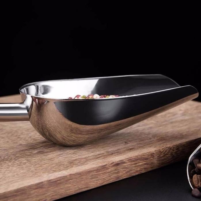 

Terlaris Sekop Es Batu Stainless Steel Sendok Skop Tepung Beras Biji Bubuk Kopi