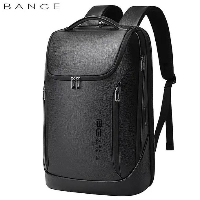 Bange BG6623 Tas Laptop Backpack Kulit Sapi Asli  Pria Wanita  15.6 Inch Lock TSA