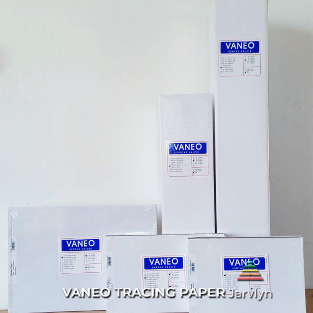 

JARVLYN - VANEO KERTAS KALKIR PLANO 80/85GSM TRACING PAPER GAMBAR DRAFTING ARSITEK STENCIL SABLON