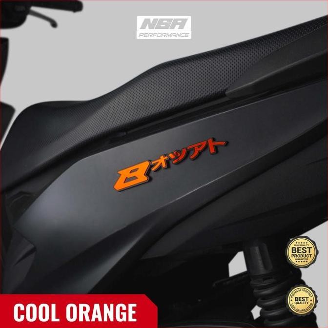 NSA 2PCS EMBLEM BEAT JAPAN LOGO BEAT JAPAN 3D Laser Motorcycle murah