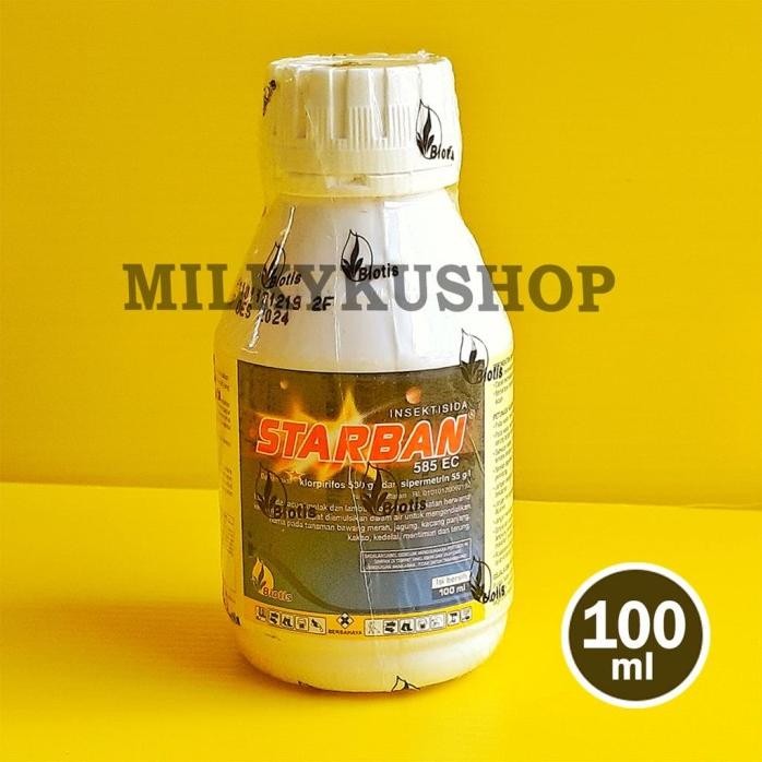

Terlaris Starban 585 Ec 100 Ml Insektisida Ulat Kutu Padi