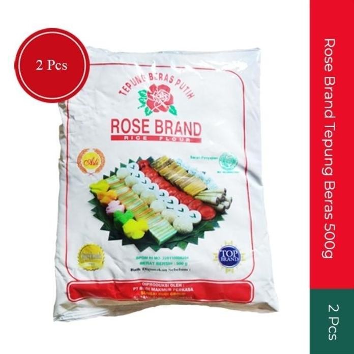 

Terlaris Tepung Beras Rose Brand 500G 2Pcs