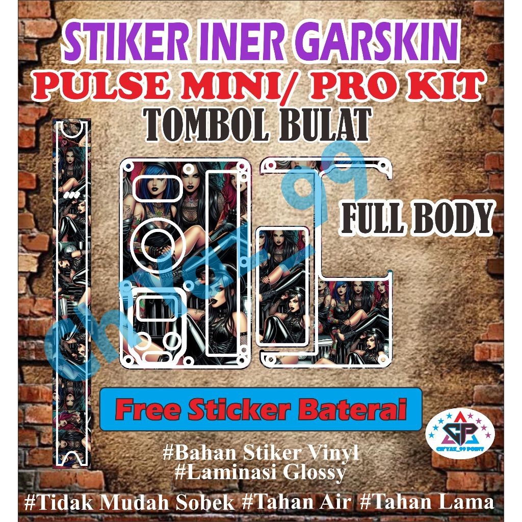 

Get2pcs Glossy Pelindung Mini Bulat 23 Garskin Casing Motif Dan Bisa Custom Bayar Ditempat