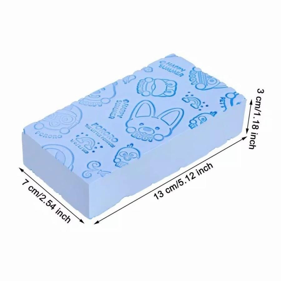 Ls Sponge Daki Spons Pengangkat Daki Spon Mandi Pororo Spons Ajaib Perontok Daki