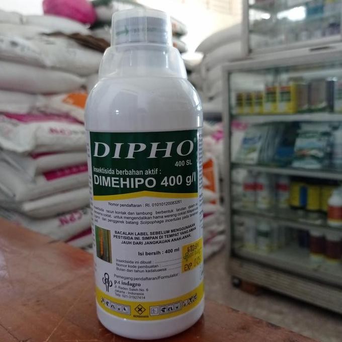 

Terlaris Insektisida Dipho 400Sl 400Ml (Dimehipo) Obat Sundep Dan Wereng Padi