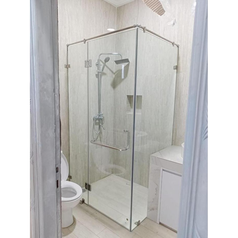 promo kaca kamar mandi tempered 10 mm-shower box kaca kamar mandi