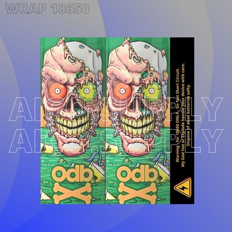 

Get2pcs Ambitionstore Stiker Wrap Baterai 18650 Odb V1 All Series Pelindung Dan Penghias Untuk Segala Merek 23 Garskin Casing Motif Bisa Custom Bayar Ditempat