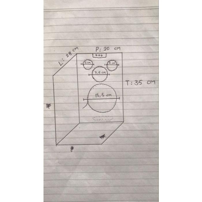 NAMPOL tempat speaker/ bok speaker kayu pinus jati belanda/kotak speaker