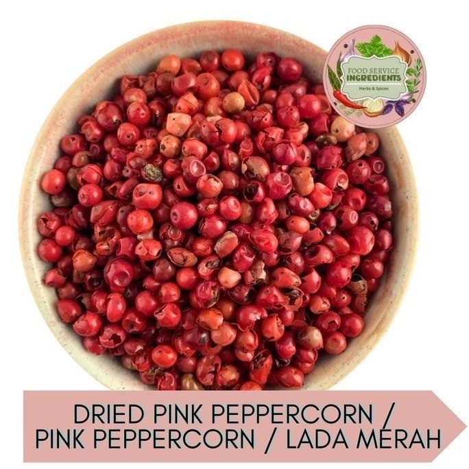 

+++++] Pink peppercorn 35gram / dried pink peppercorn / lada merah