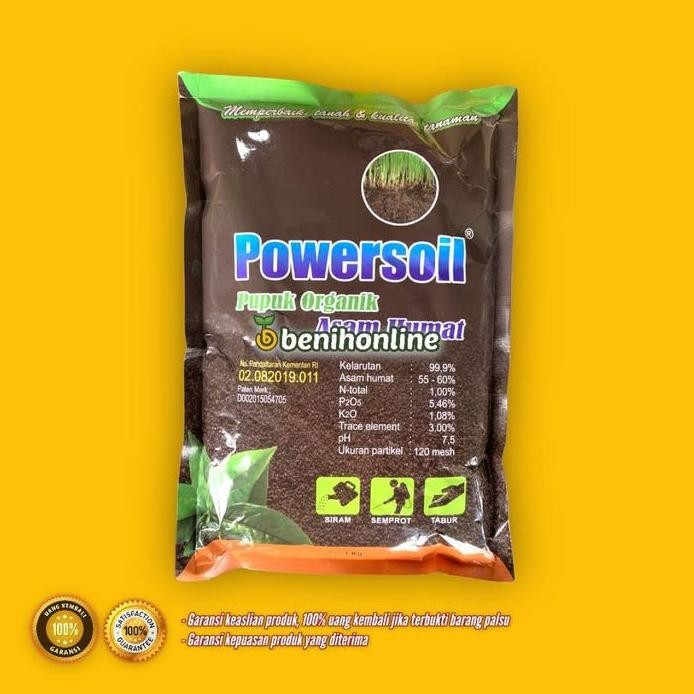 

Terlaris Pupuk Organik Powersoil Asam Humat 500G Humic Acid Gromate