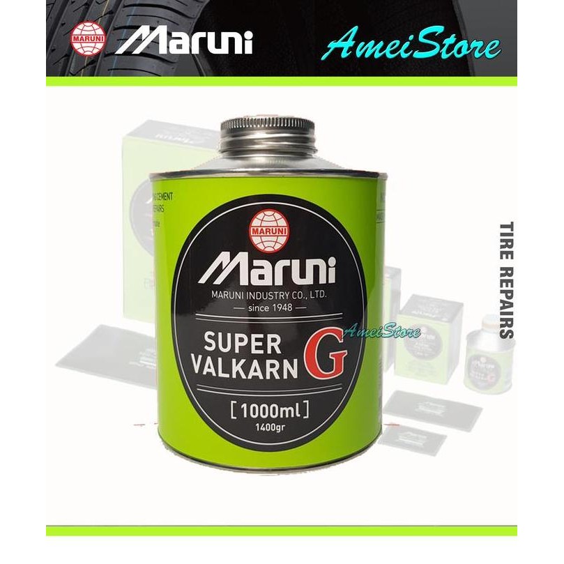 

TERBARU - Maruni Super Valkarn G 1000 ml /Lem Tambal ban tubeles / Lem maruni