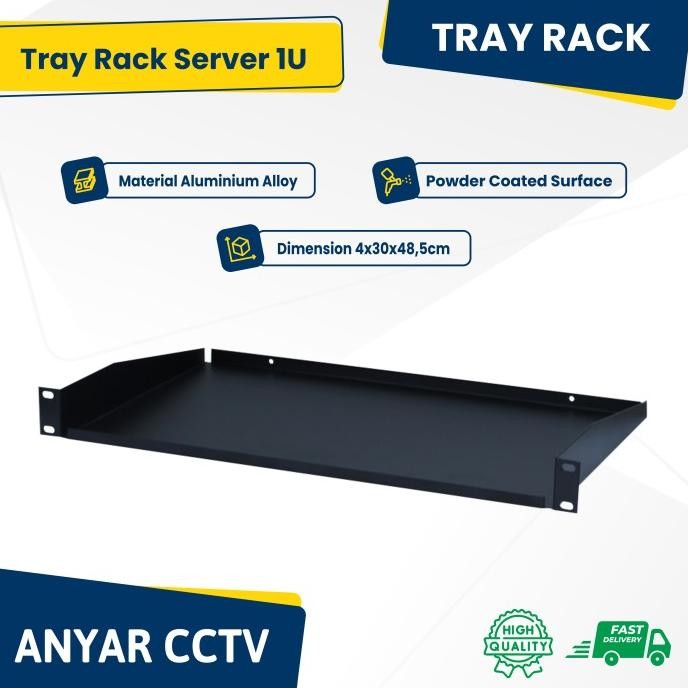 BEBAS ONGKIR - Tray Rack Server 1U || Wallmount Rack Server Universal - 1 U