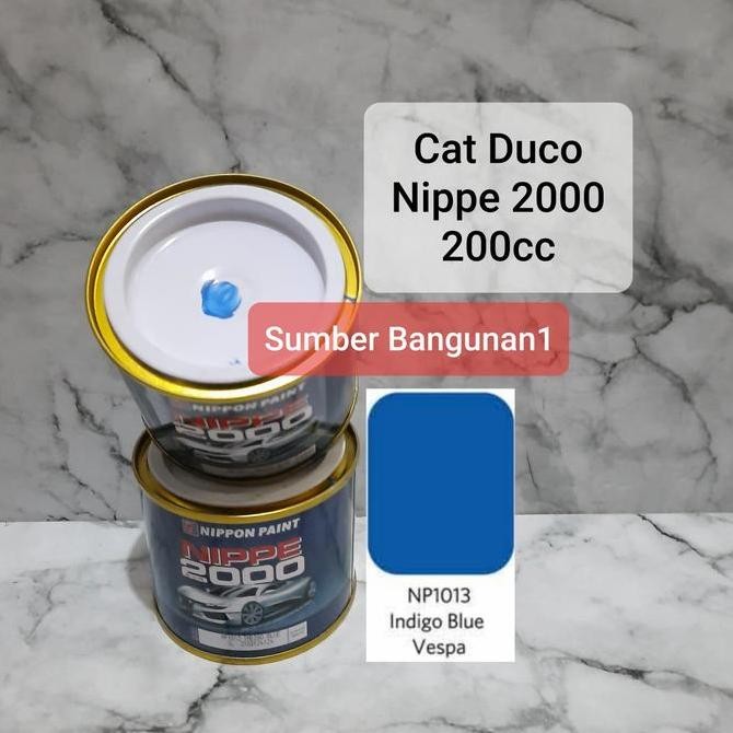 NIPPE 2000 NP1013 Indigo Blue Vespa cat duco biru otomotif besi motor TERBAIK