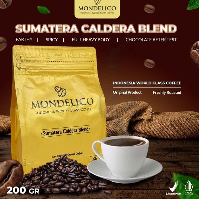 

#####] Mondelico Coffee Powder Sumatera Caldera House Blend