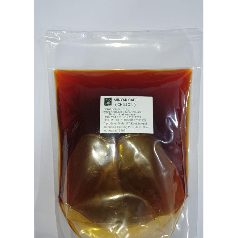 

Chili Oil Pouch 1 G Oi Jempol