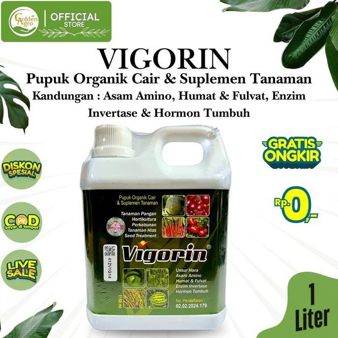 

Terlaris Vigorin Pupuk Organik Cair 1150Ml
