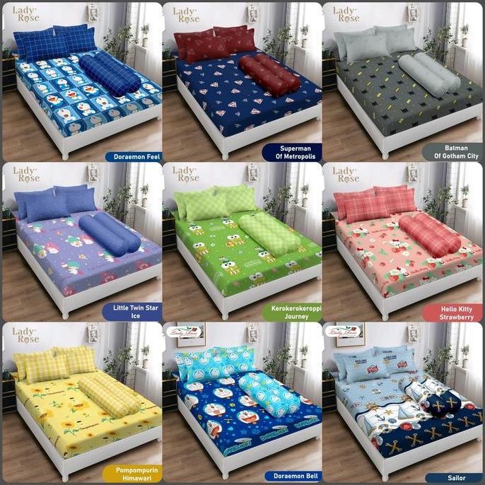 sprei lady rose king 180x200 terlaris motif anak karakter kasur no 1 MURAH