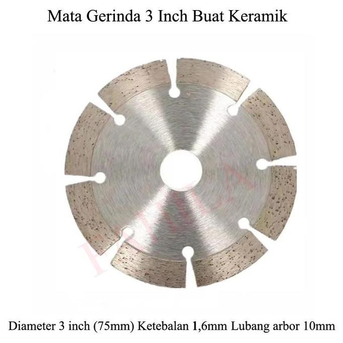 Mata Gerinda Mini 3 Inch Potong Keramik 75mm HARGA KHUSUS