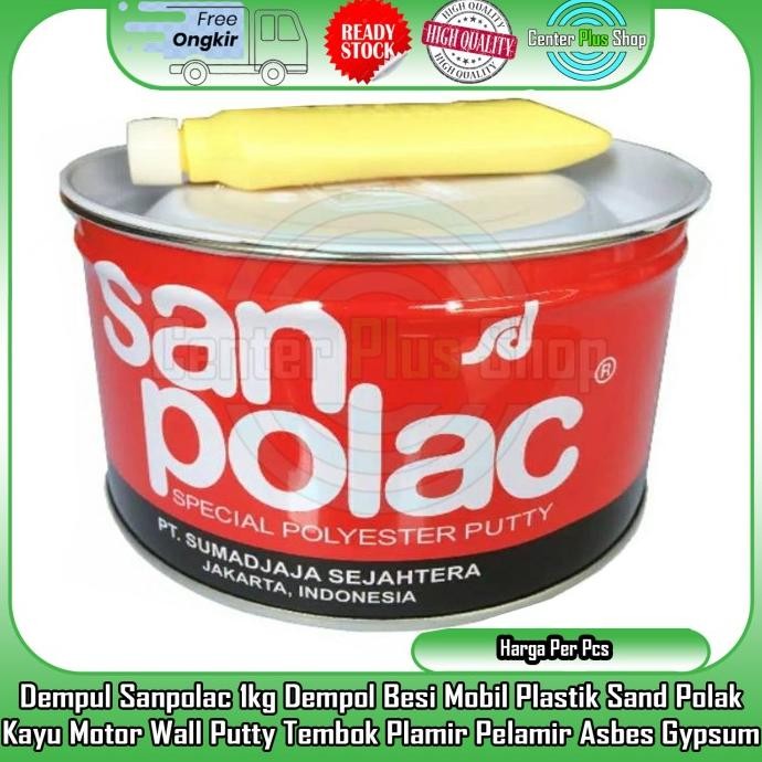 

Terlaris Wall Putty Tembok Plamir Dempul Sanpolac 1Kg 250 Gram Dempol Besi Mobil Plastik Pelastik Sand Polak Kayu Motor Pelamir Asbes Gypsum Bata Dinding Plamur Pelamur Bubuk Tepung Pelapis Plapis Lapisan Cat Cet Tambal Penutup Dik Tutup Celah Lubang