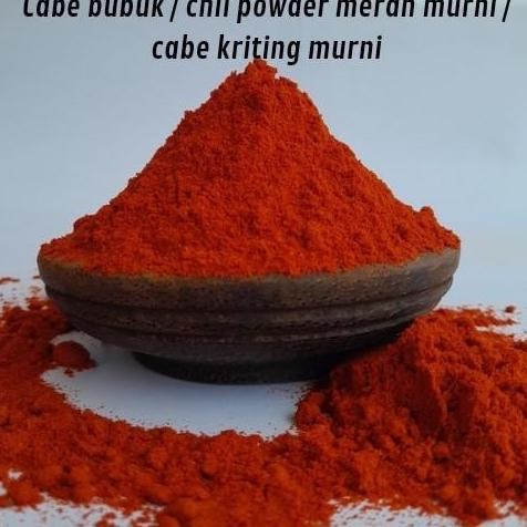 

Open DS] Cabe bubuk 100gram / chili powder murni / cabe keriting murni
