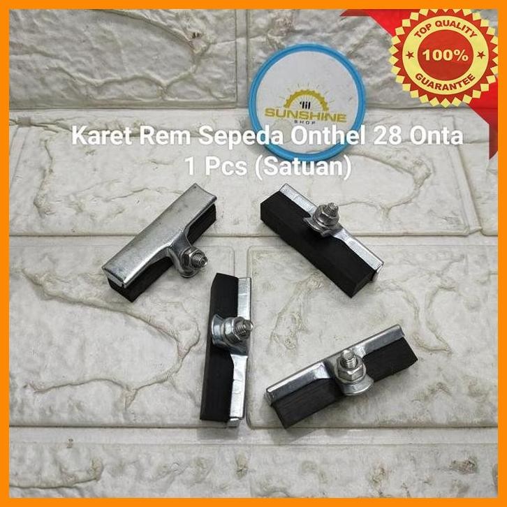 [LSS] KARET REM BRAKE SHOE SEPEDA ONTHEL 28 ONTEL ONTA JADUL VINTAGE
