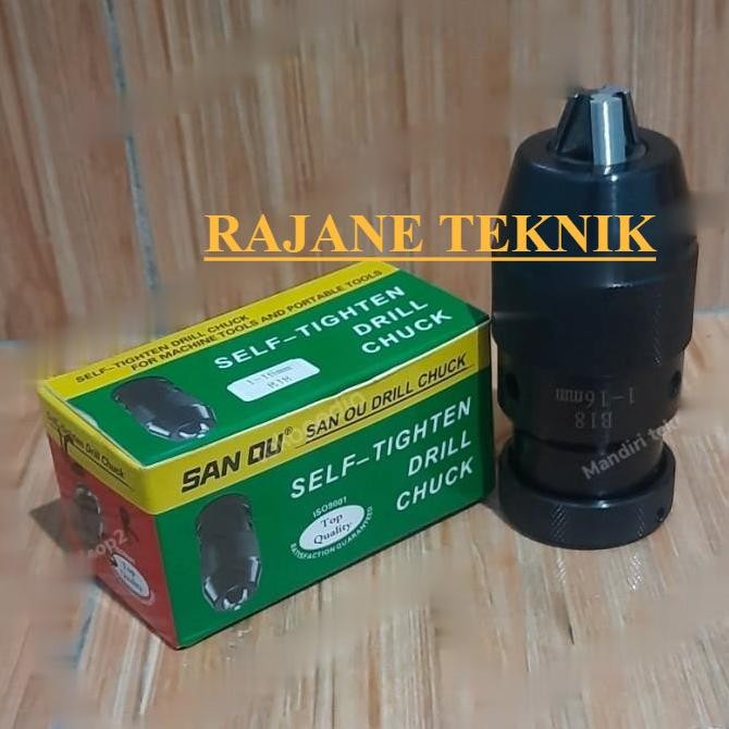 Promo keyless drill chuck / kepala bor keyless 16mm b16 COD