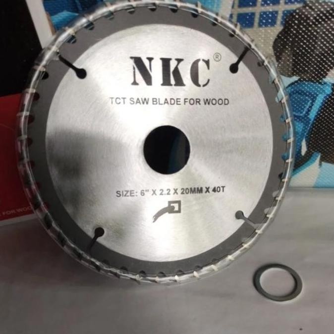 Promo Mata Potong Kayu Circular Saw NKC TCT Sirkel Gergaji Saw Blade 6 in 6" COD