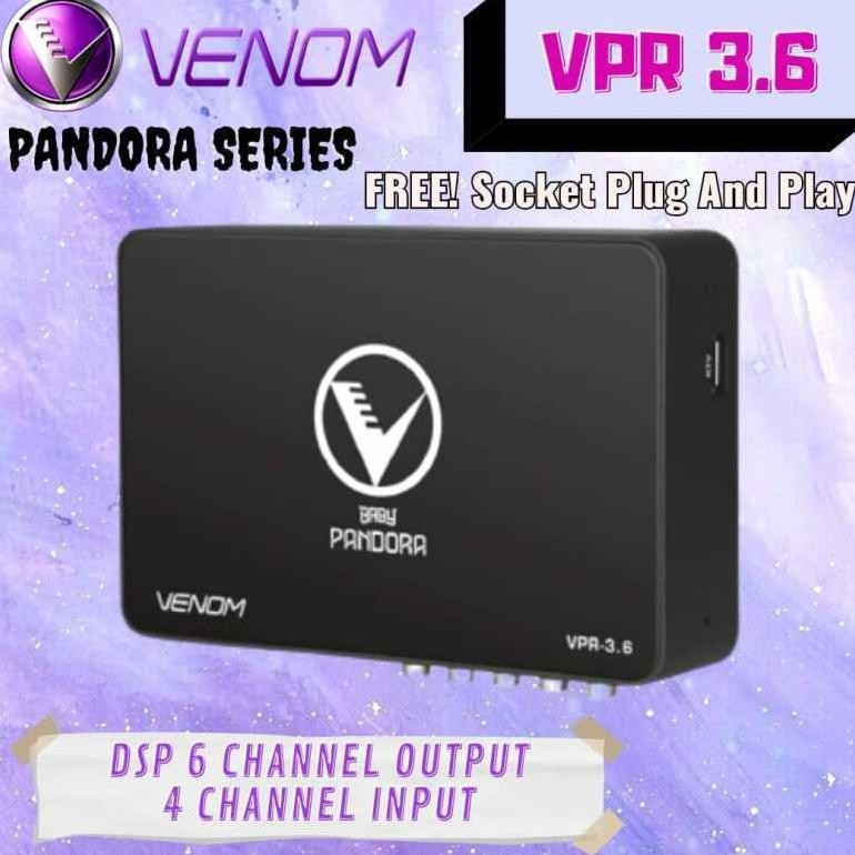 VENOM Pandora VPR 3.6 Processor DSP Prosesor Equalizer Audio Mobil