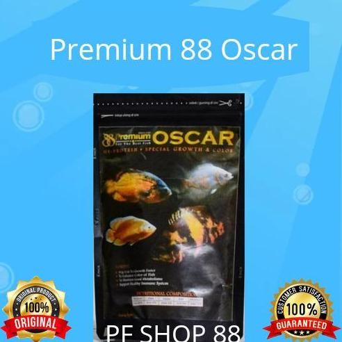 Terlaris Premium 88 Oscar 100 Gram Pelet Pakan Ikan Hias