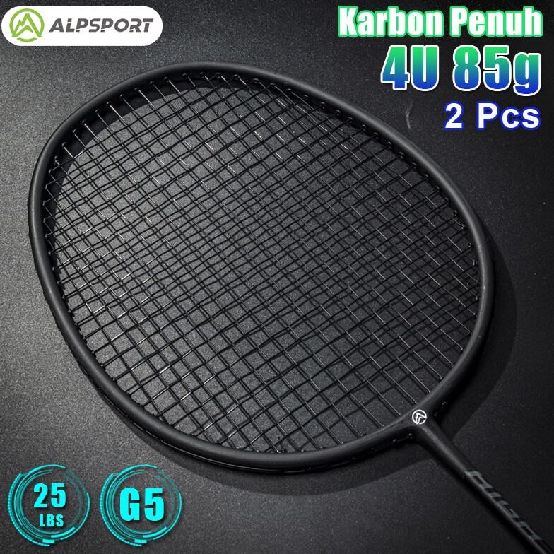Raket Bulutangkis ALPSPORT RR 4U G5, Serat Karbon Super Ringan & Awet + Tas Bonus